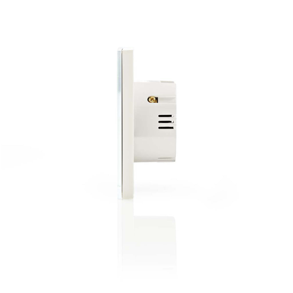 Nedis smartlife wandschakelaar | wi-fi | enkel | 1000 w | glas | wit | 1 stuks - wifiws10wt wifiws10wt