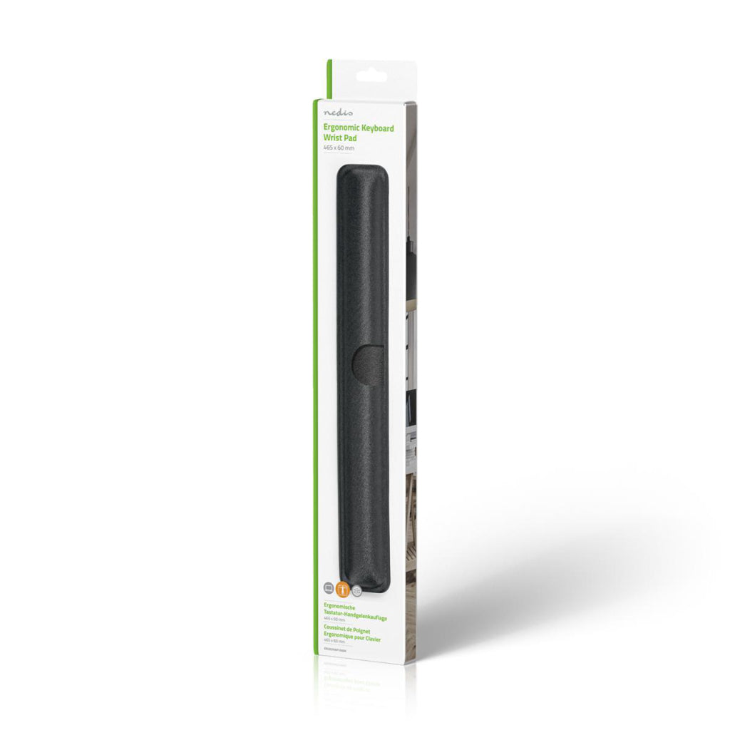 Nedis gel polssteun voor toetsenbord | lycra pu | ja | 1 stuks - ergogkwp100bk ergogkwp100bk