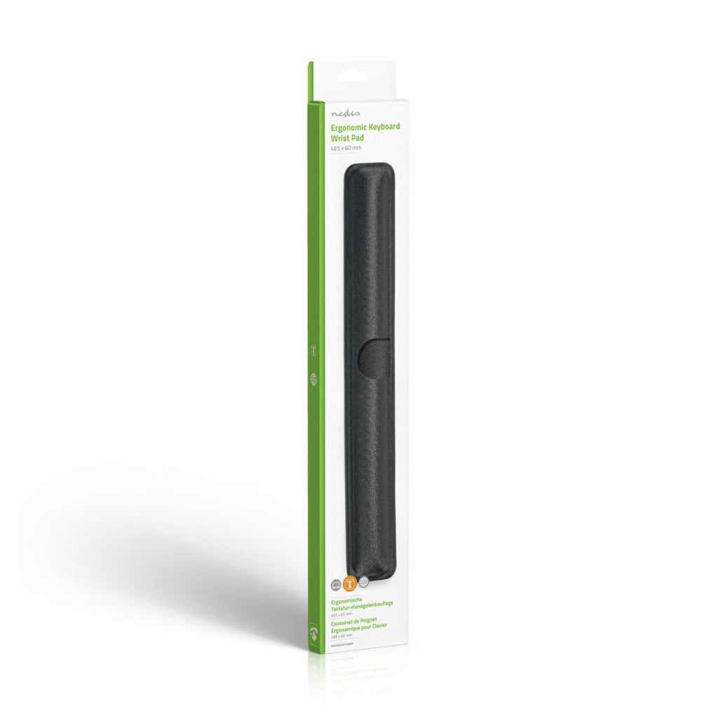 Nedis gel polssteun voor toetsenbord | lycra pu | ja | 1 stuks - ergogkwp100bk ergogkwp100bk