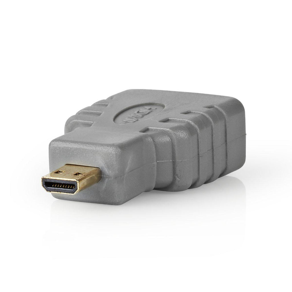 Bandridge BVP130 HDMI-Adapter HDMI-Micro-Anschluss – HDMI-Buchse grau
