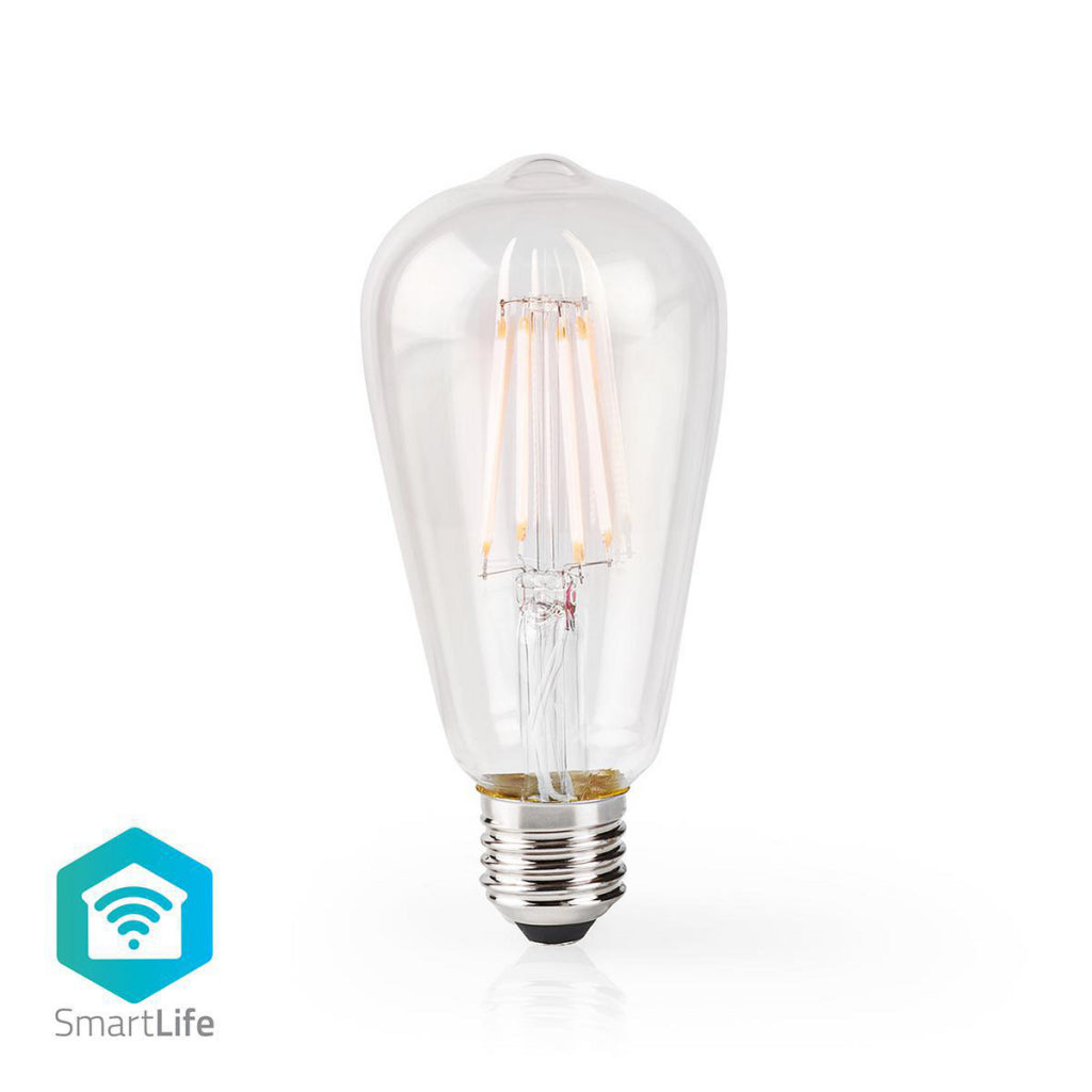 Nedis wifilf10wtst64 WLAN-Smart-LED-Filamentlampe E27 ST64 5 W 500 lm