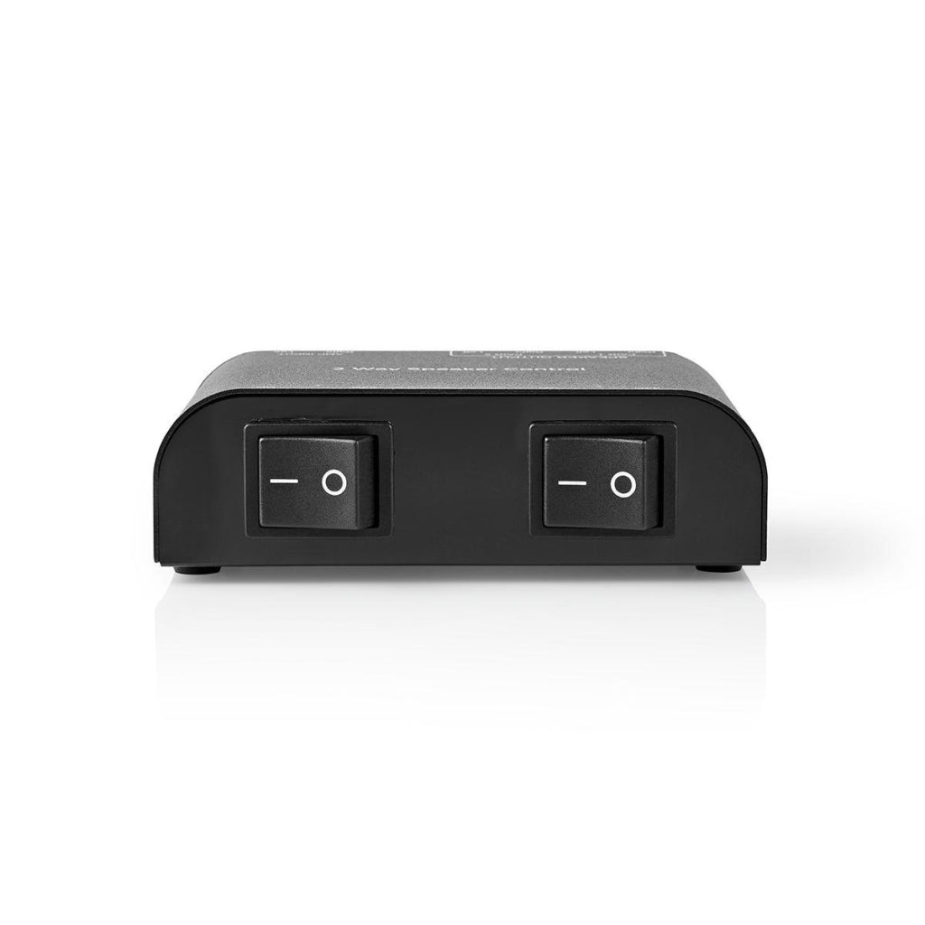 Nedis aswi2602bk Lautsprecherschalter 2-Port-Klemmanschluss schwarz
