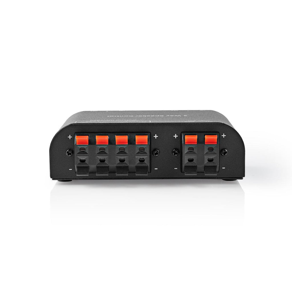 Nedis aswi2602bk Lautsprecherschalter 2-Port-Klemmanschluss schwarz