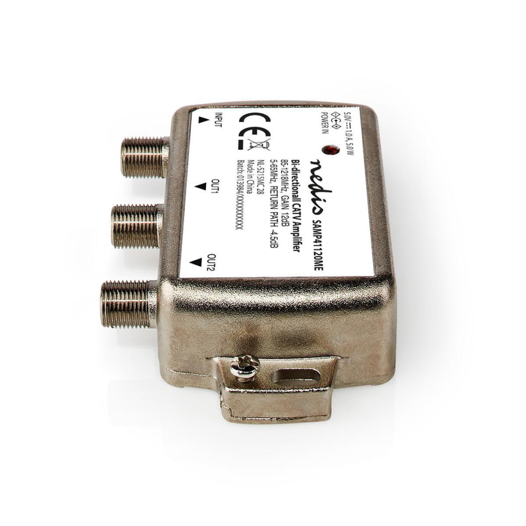 Nedis catv-versterker | 12 db | 85-1218 mhz | zilver | 1 stuks - samp41120me samp41120me