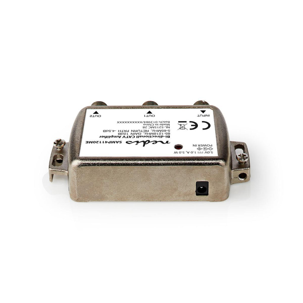 Nedis catv-versterker | 12 db | 85-1218 mhz | zilver | 1 stuks - samp41120me samp41120me