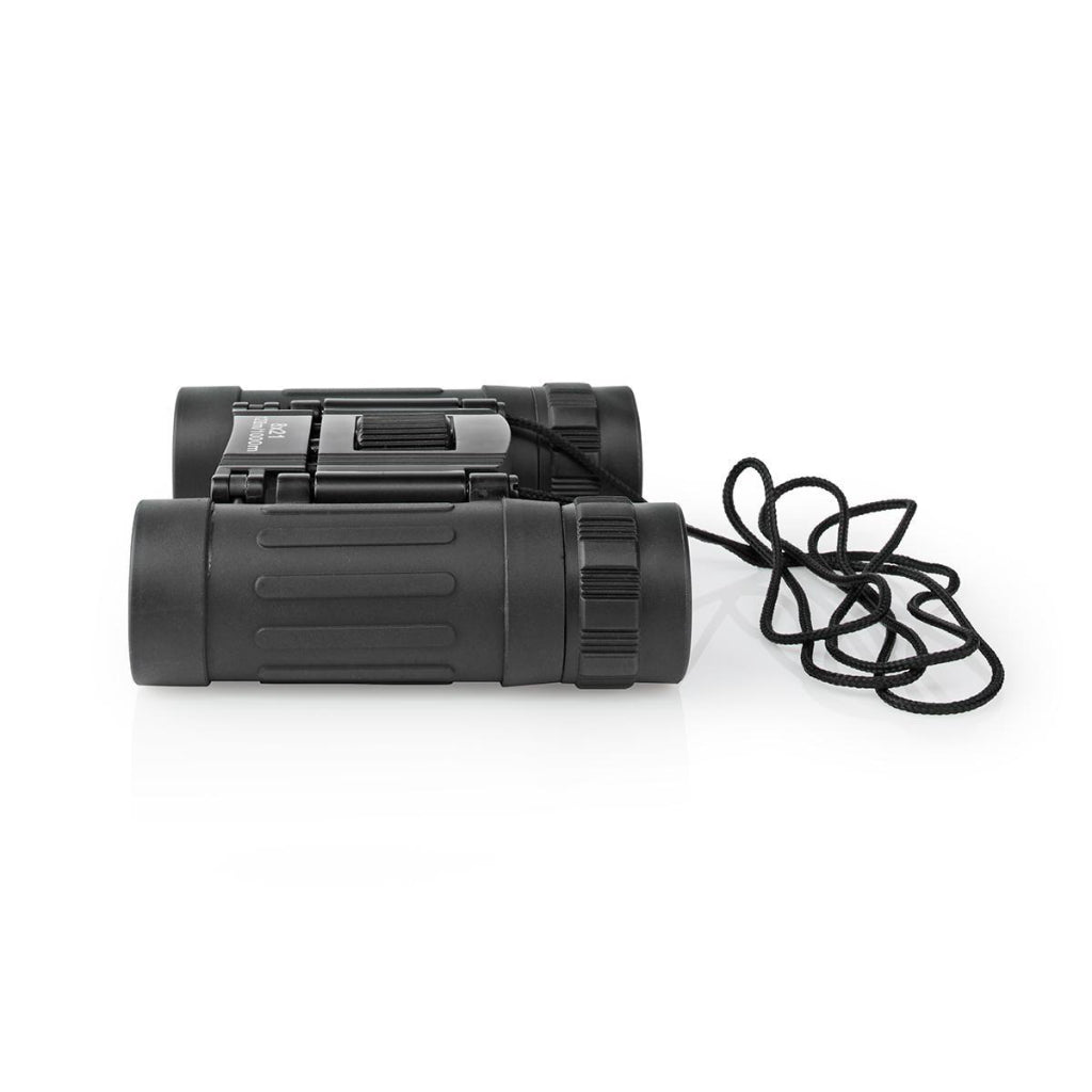 Nedis SCBI1000BK Fernglas, 8-fache Vergrößerung, Sehfeld 128 m + Reisetasche, schwarz