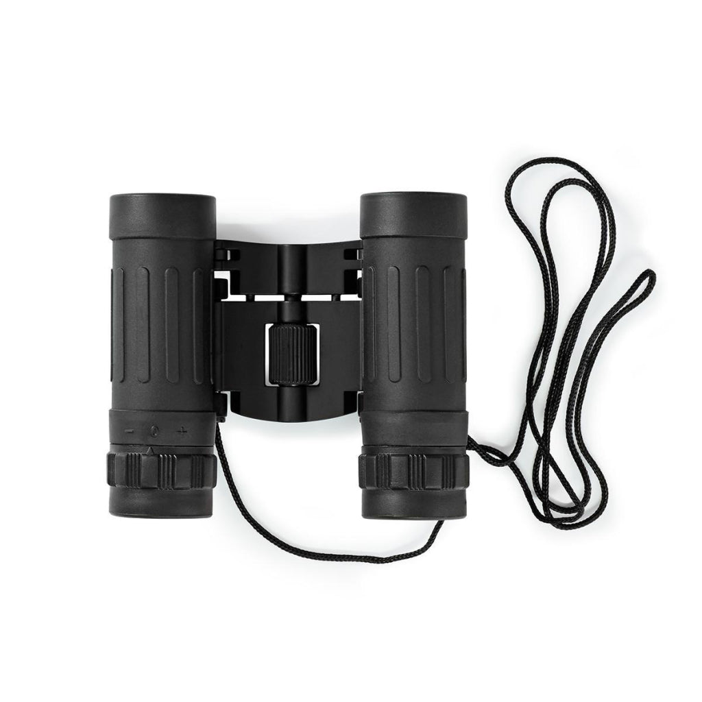 Nedis SCBI1000BK Fernglas, 8-fache Vergrößerung, Sehfeld 128 m + Reisetasche, schwarz
