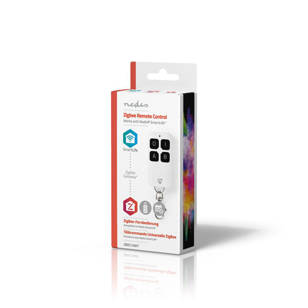 Nedis ZBRC10WT Smart-Fernbedienung ZigBee 4 Tasten inklusive Batterie weiß
