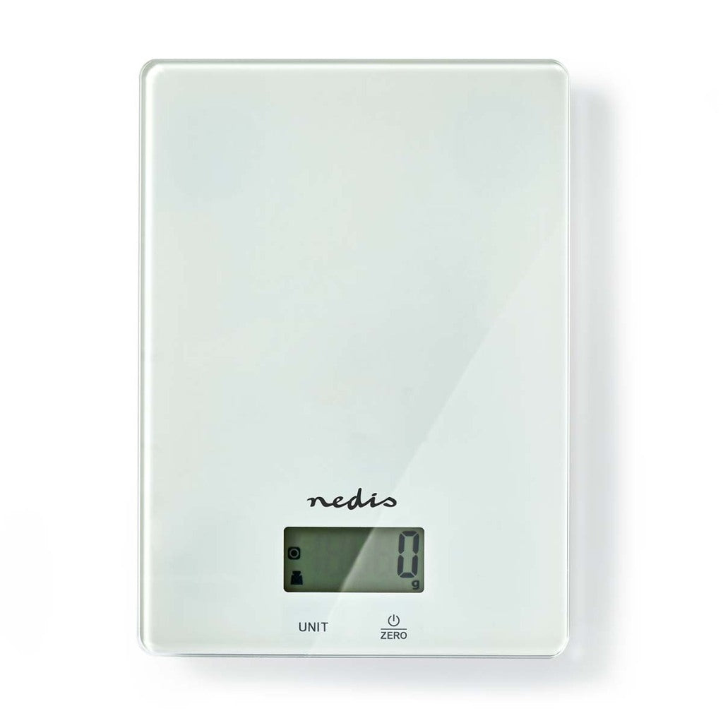 Nedis kasc610wt digitales Küchengerät aus Glas und Kunststoff, weiß
