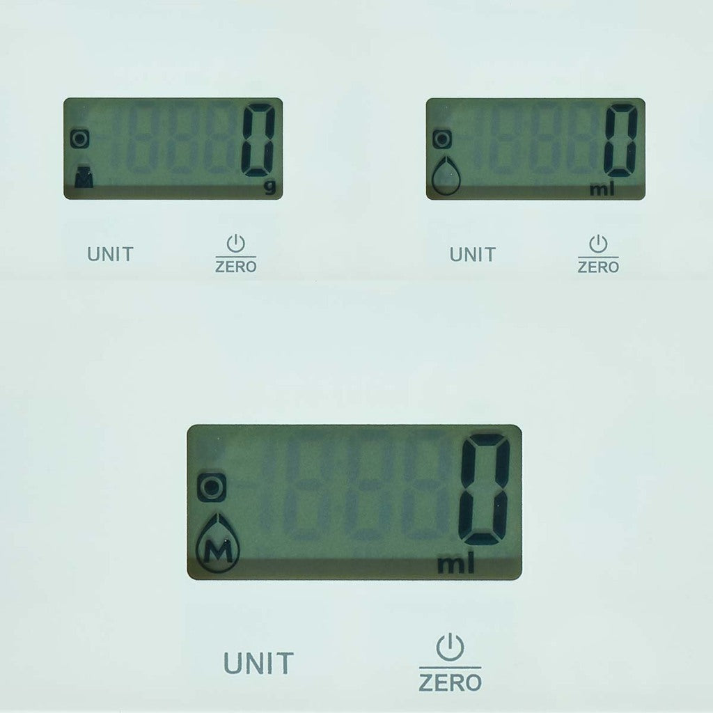 Nedis kasc610wt digitales Küchengerät aus Glas und Kunststoff, weiß