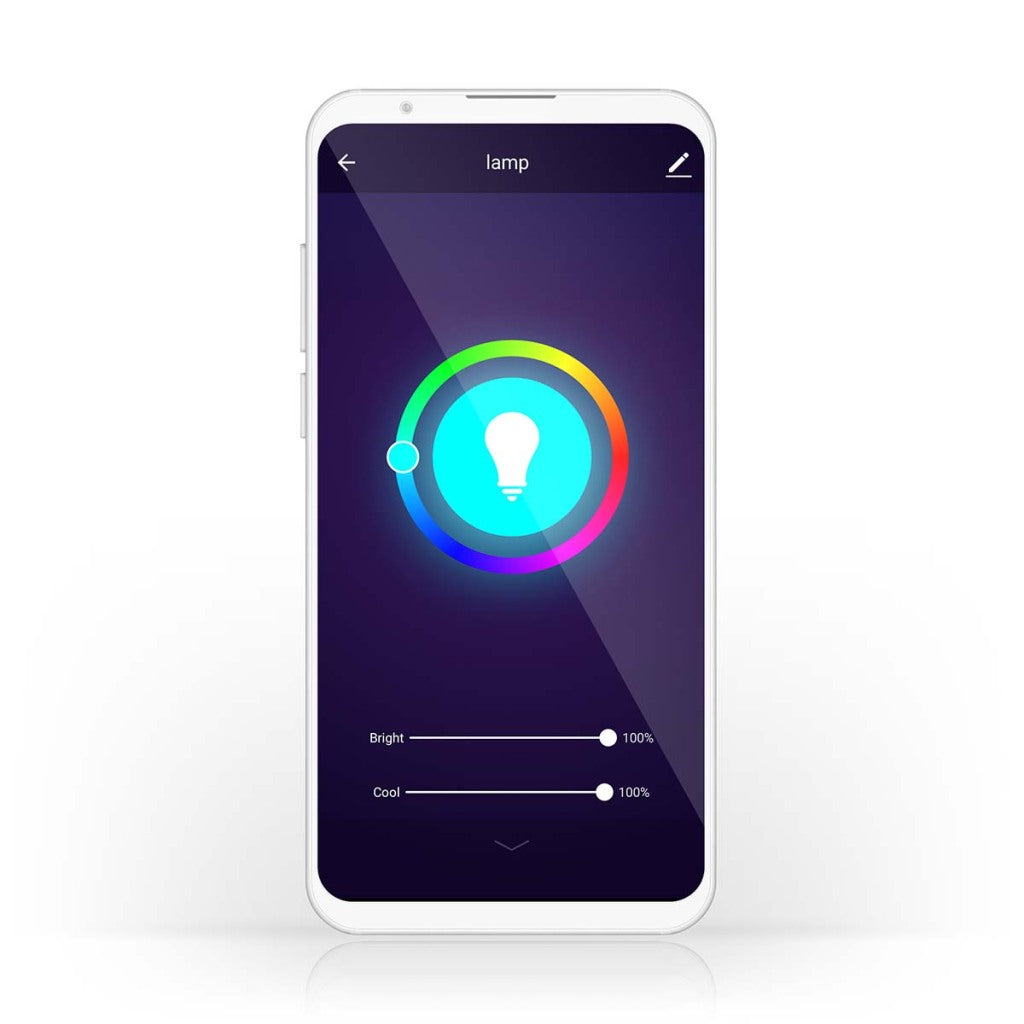 Nedis smartlife multicolour lamp | wi-fi | e27 | 806 lm | 9 w | 1 stuks - wifilrc20e27 wifilrc20e27