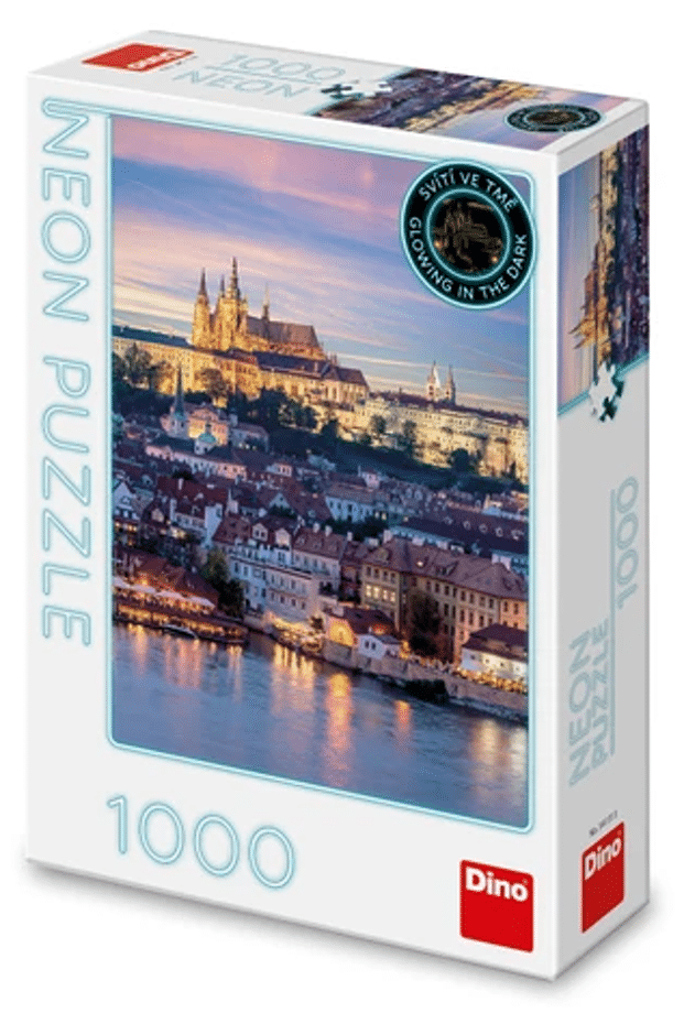 Dinotoys dino puzzel van kasteel praag uit tsjechie 1000 stukjes