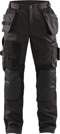 Blåkläder blaklader werkbroek met kevlar en stretch 1554-1860 - donkergrijs zwart - c56