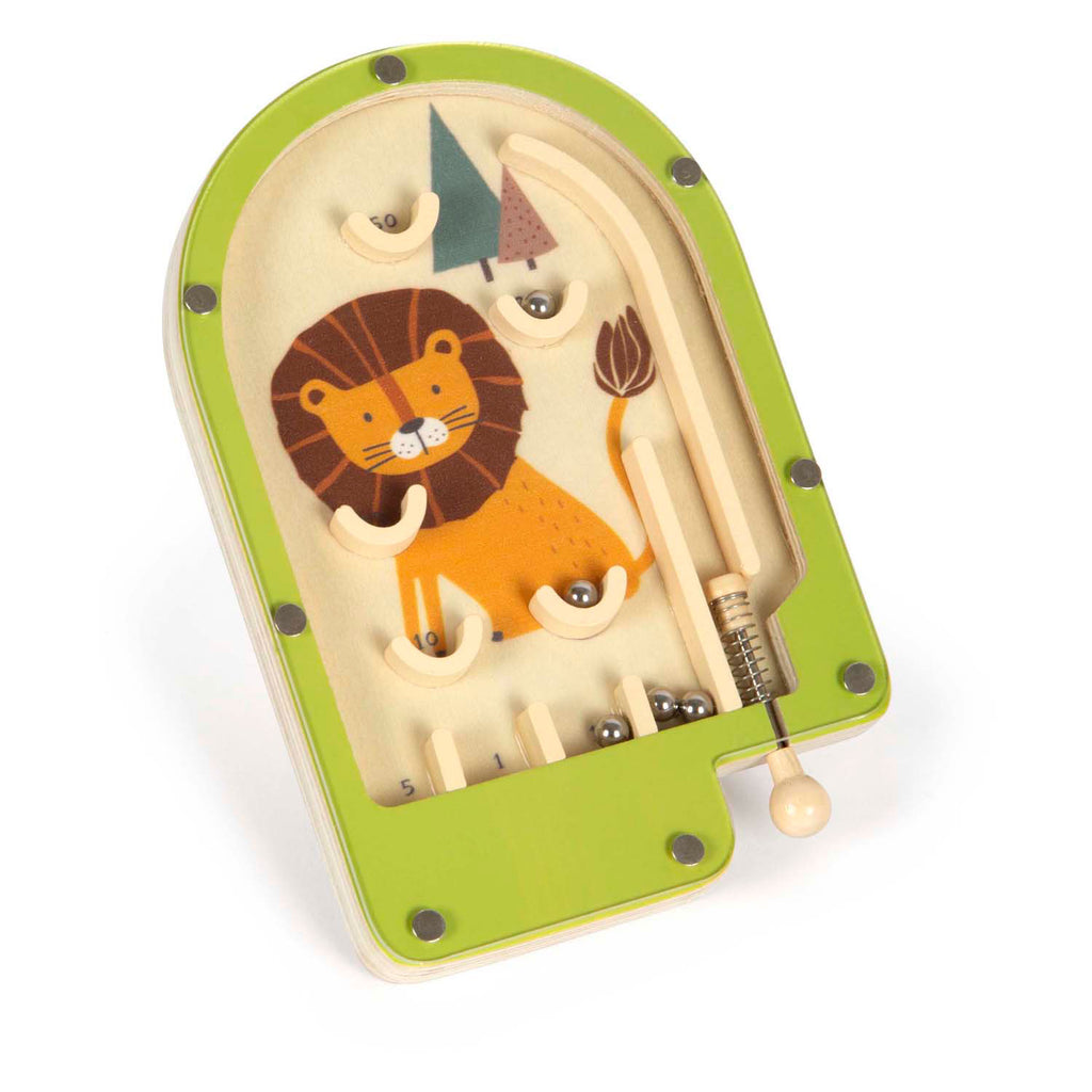 Small Foot – Mini-Flipperautomat aus Holz, Löwe