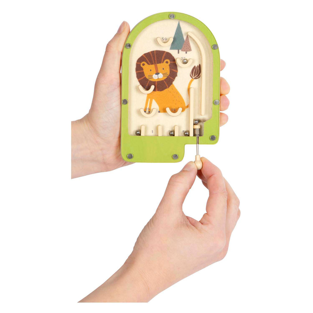Small Foot – Mini-Flipperautomat aus Holz, Löwe