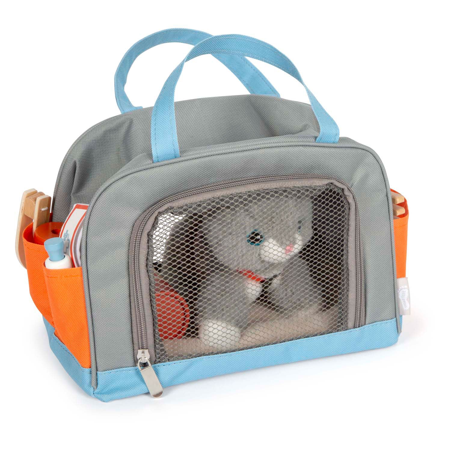Small Foot – Kuschelkatze mit Tragetasche und Pflegeset