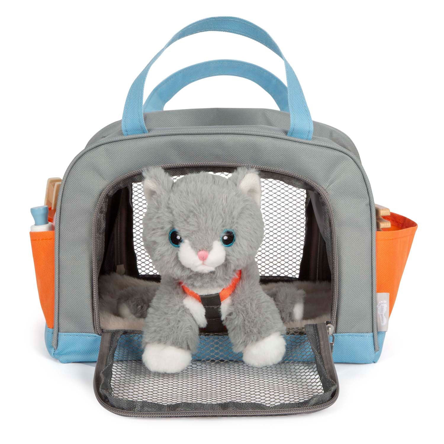 Small Foot – Kuschelkatze mit Tragetasche und Pflegeset