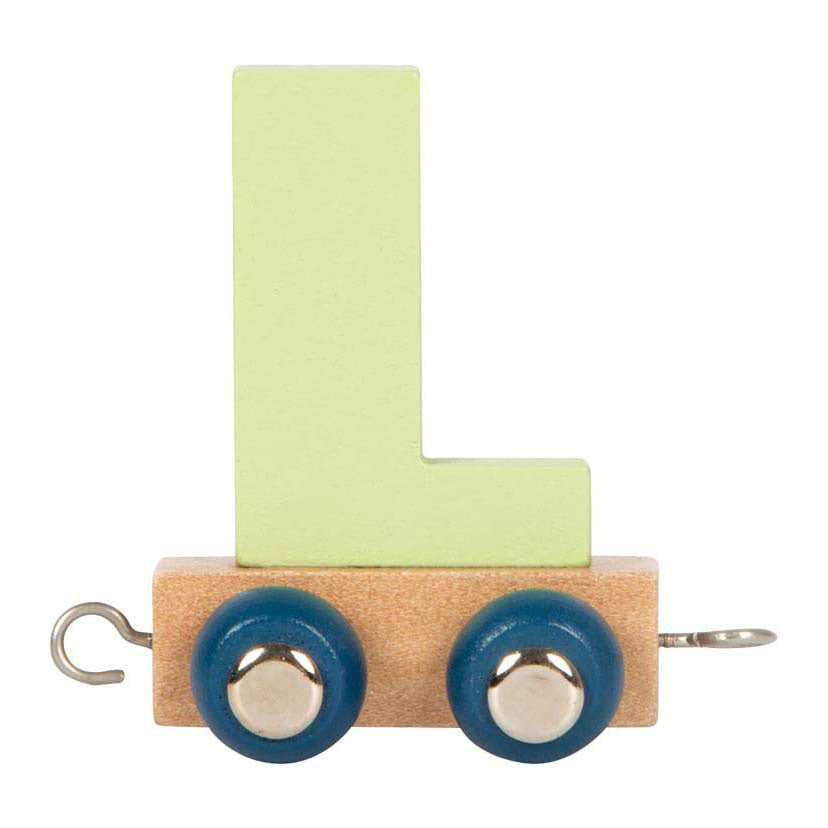 Kleiner Fuß - hölzerner Buchstabenzug Polar - l