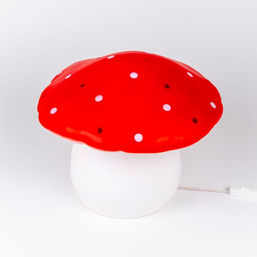 Egmont lamp paddenstoel rood+dimmer.