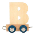 Kleiner Fuß - hölzerner Buchstabenzug Polar - b