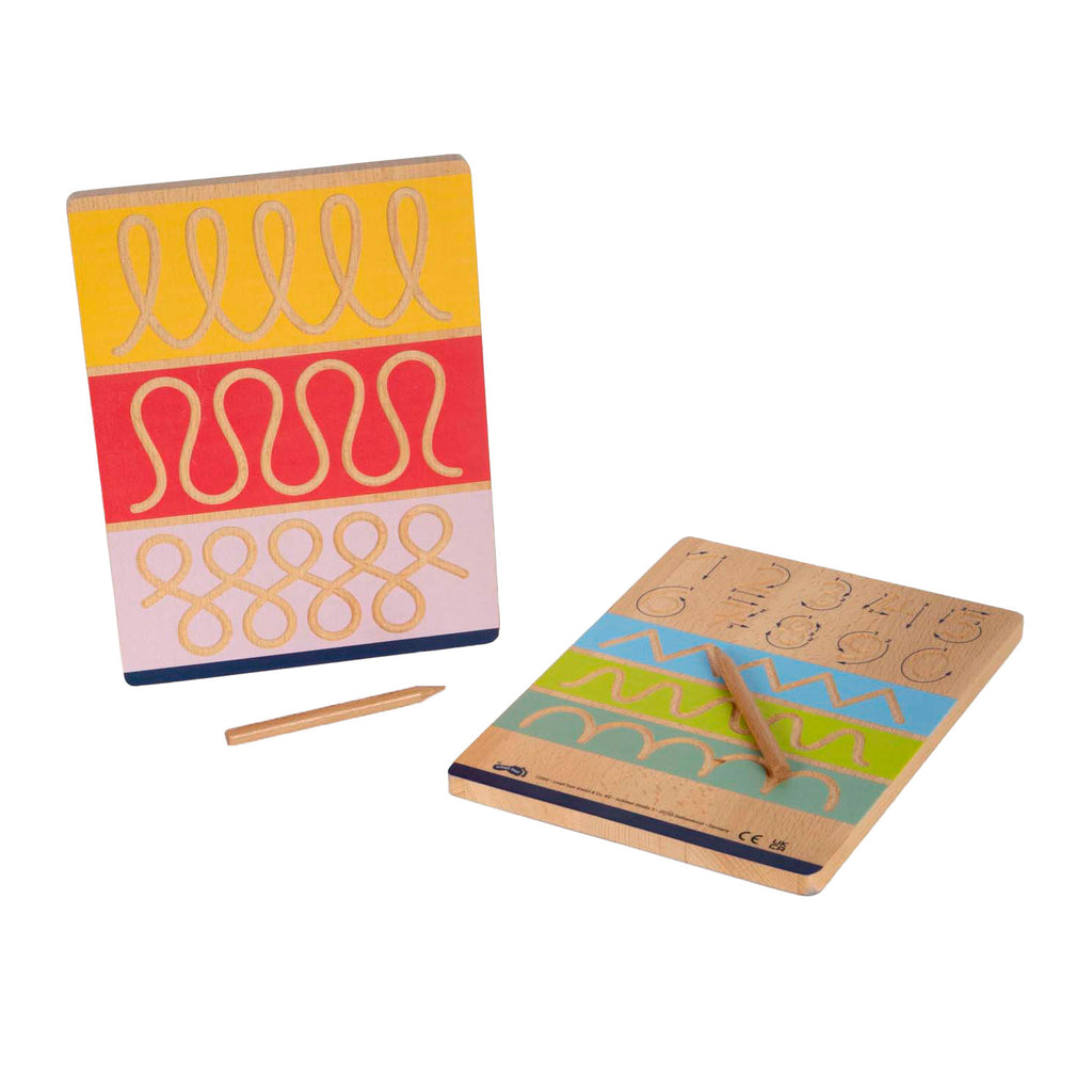 Small Foot – Schreibbrett-Set aus Holz für Schreibübungen