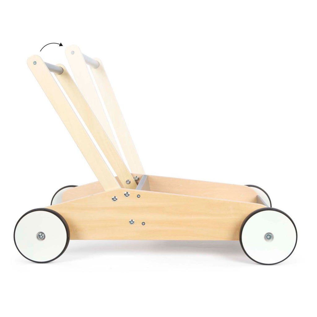 Small Foot - grauer Holzrollator