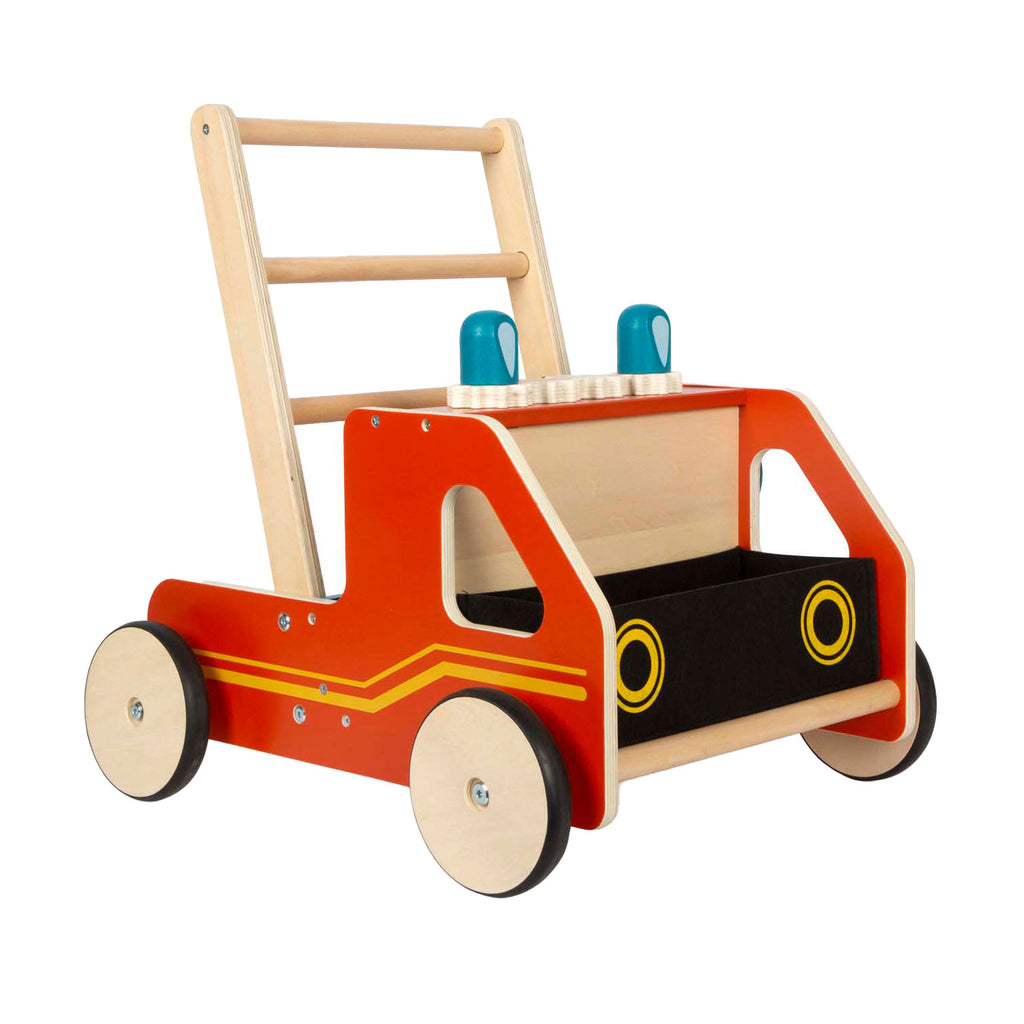 Small Foot – Feuerwehr-Rollator aus Holz