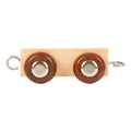 Small foot - houten lettertrein trailer - 12 stuks