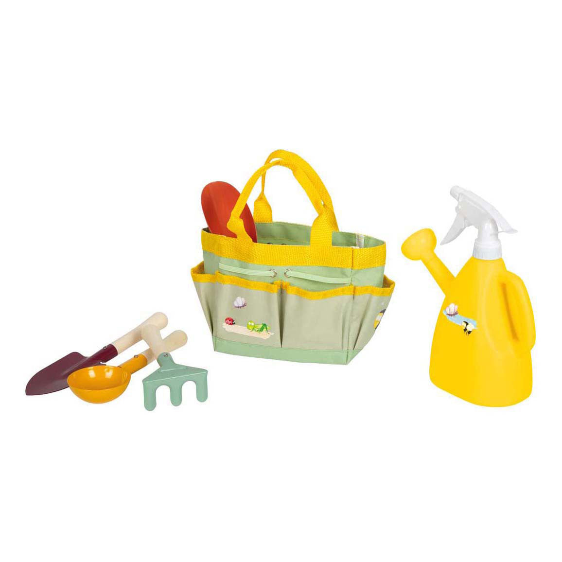 Small Foot – Tuintas mit Tuingereedschap Tiny Garden, 5dlg.