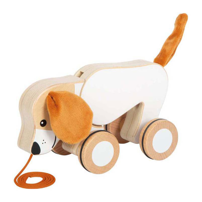 Small Foot – Schlittenhund aus Holz mit faltigen Ohren
