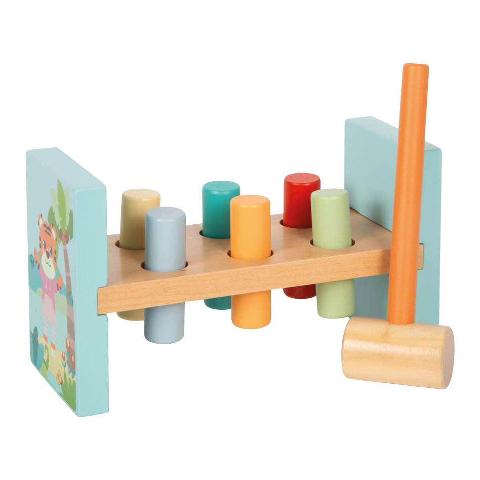 Small Foot – hölzerne Hammerbank Jungle Friends FSC