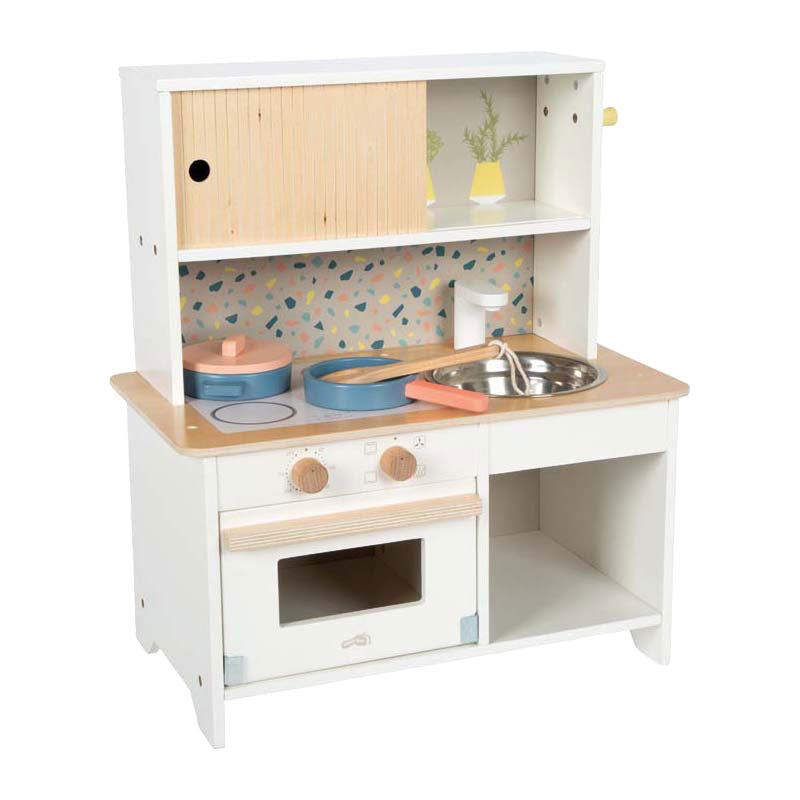 Small Foot – Kompakte Spielküche aus Holz-Terrazzo
