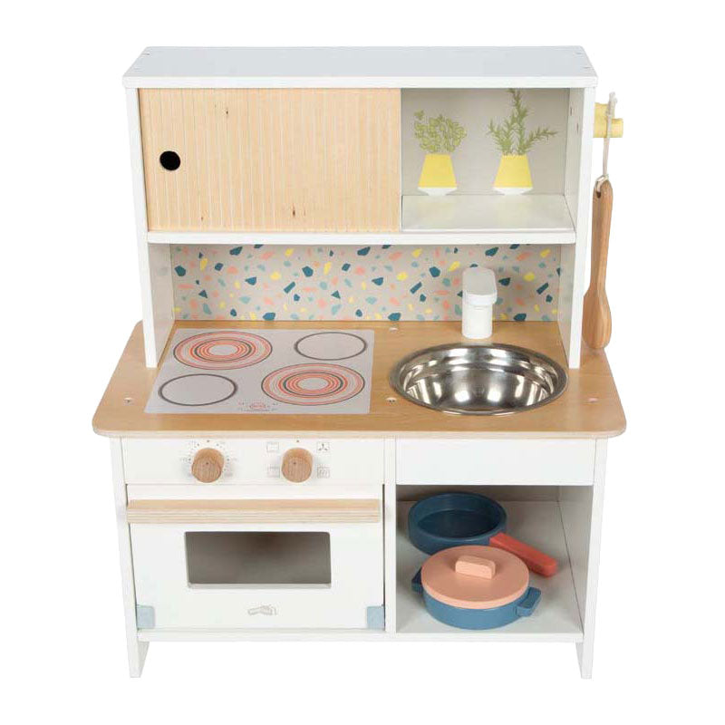 Small Foot – Kompakte Spielküche aus Holz-Terrazzo