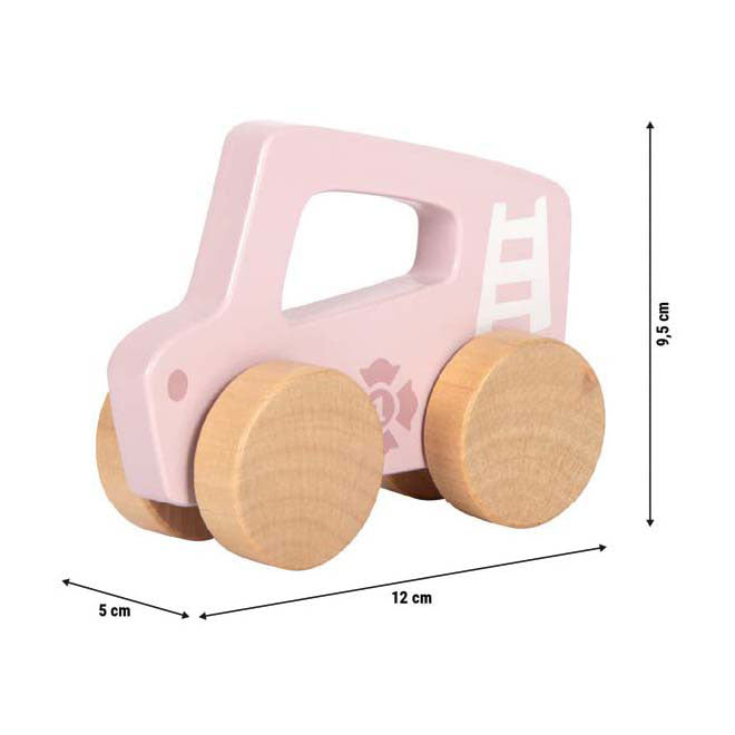 Small Foot - Holz-Schiebeauto rosa