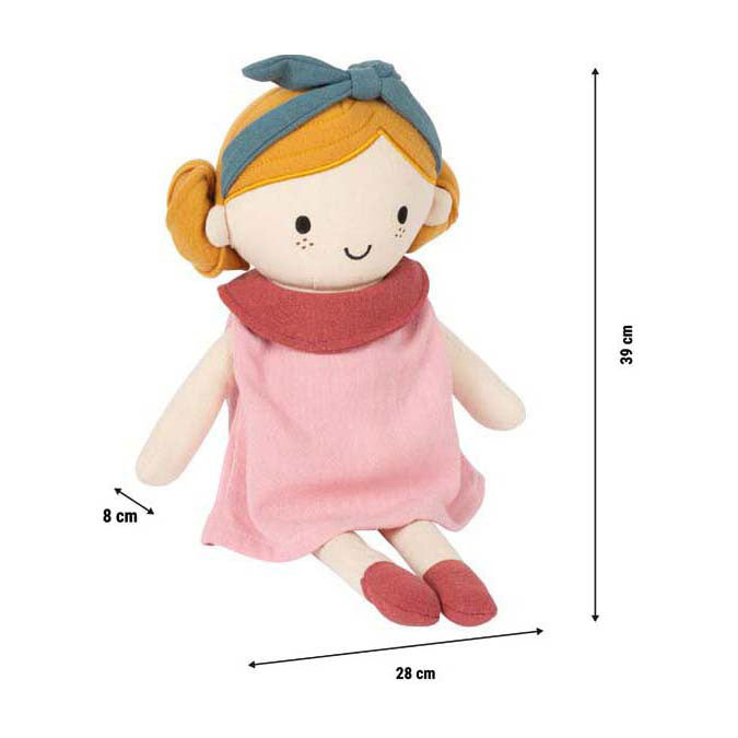 Kleine Fuß - Stoffpuppe Lina