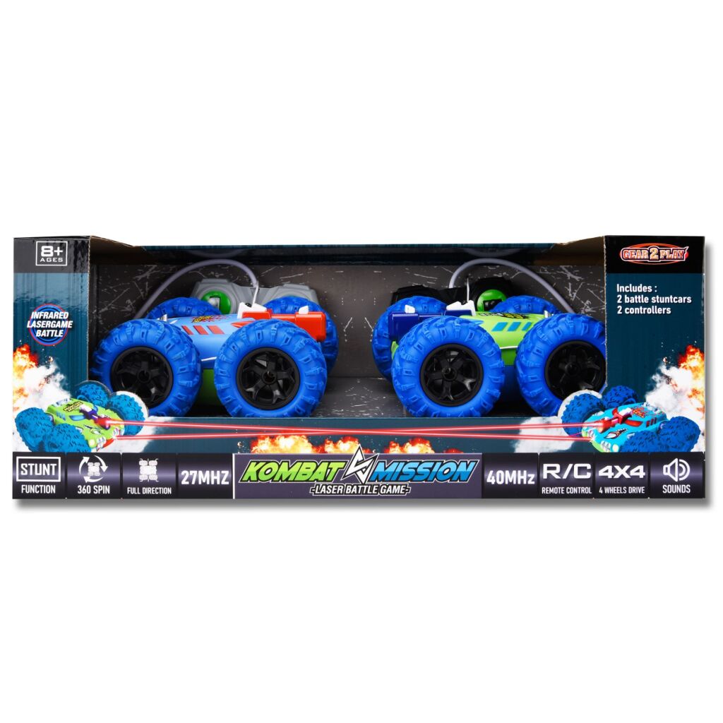 Gear2Play Kombat Mission RC-gesteuertes Auto-Duo-Set