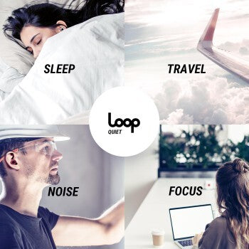 Loop oorbeschermer quiet zwart