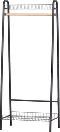 Woood jovi kledingrek - metaal - zwart - 167x70x41