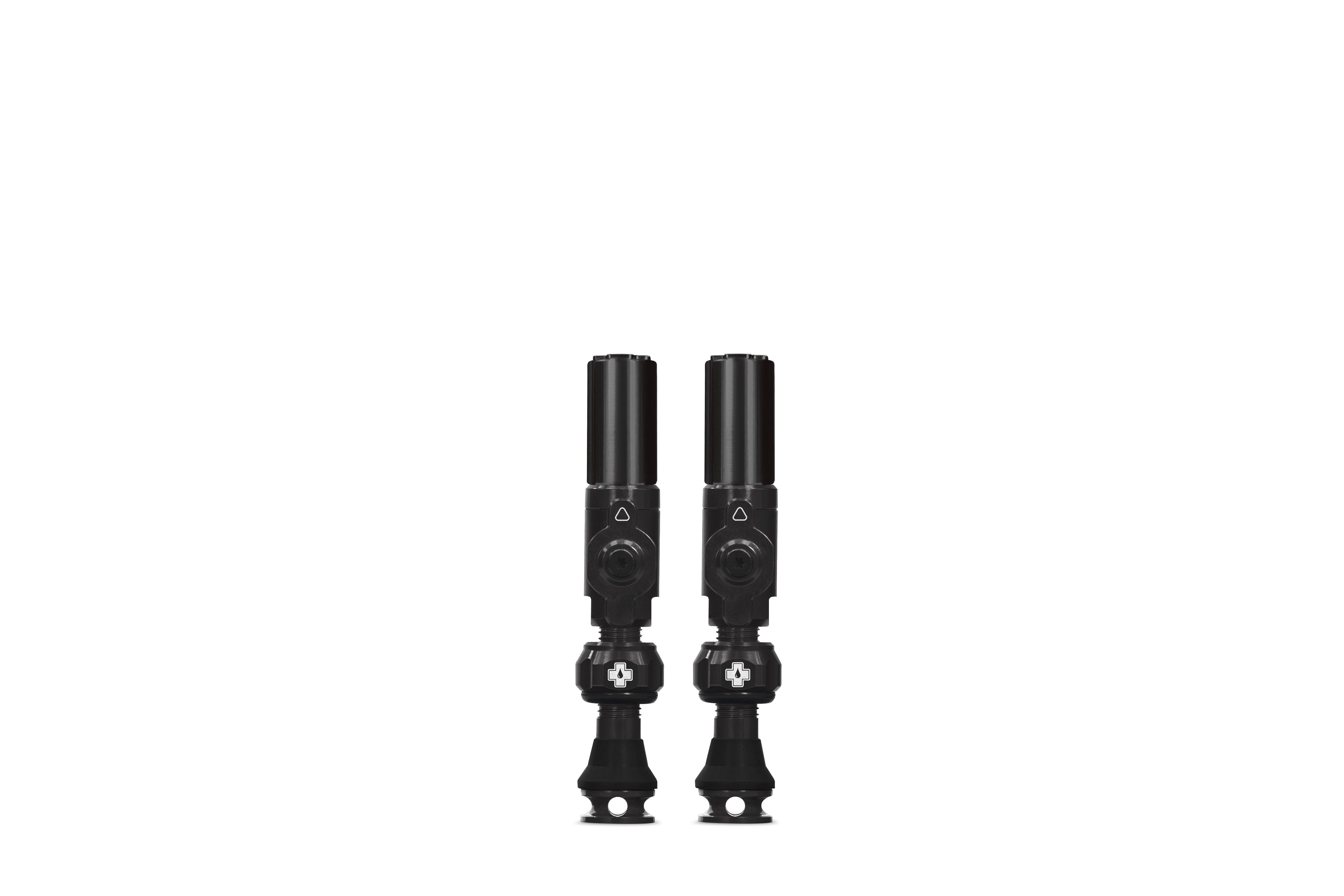 Muc-off tubeless ventiel big bore hybrid small black auto schräder ventiel 30mm