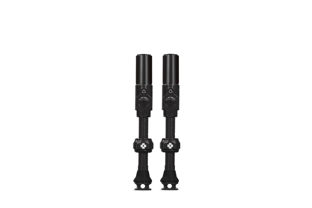 Muc-off tubeless ventiel big bore hybrid large black auto schräder ventiel 45mm