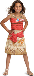 Disguise disney - moana, kostuum moana vaiana classic, maat s (5 - 6 jaar), meisjes