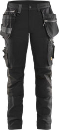 Blåkläder blaklader dames werkbroek met stretch 7115-1343 - zwart - c44