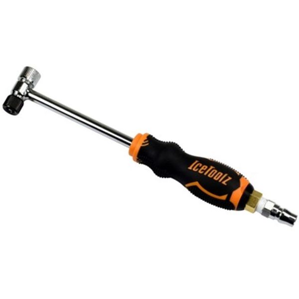 IceToolz 240A91E Kompressorgriff mit Schnellkupplung EURO
