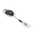 Durable style badge reel - 80 cm - zwart - 10 stuks
