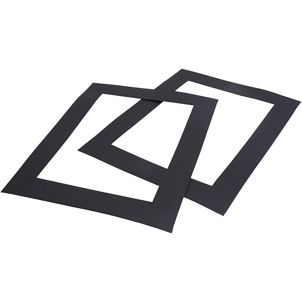 Creativ company passepartouts zwart a4, 100st.