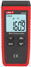 Uni-t ut373 laser toerenteller – digitale tachometer 2.5–99.999 rpm – nauwkeurige mini rpm meter met min max avg + hold