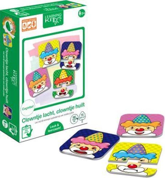 Clowntje lacht, clowntje huilt