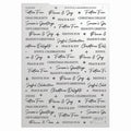 Tonic studios • timeless tidings season’s greetings 3d embossing folder