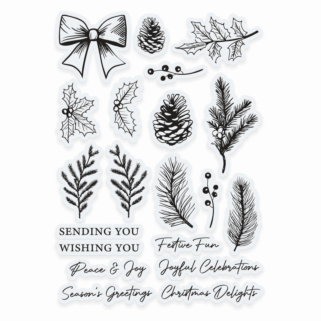 Tonic studios • timeless tidings stamp set