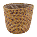 Naturel collections mand zeegras ø18x16cm multi